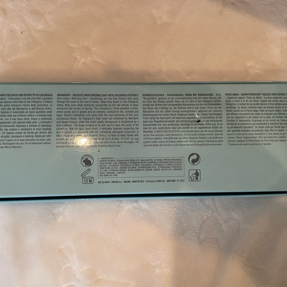 Perlier Elariia San Pellegrino Bucuneve Snowdrop 3 Pack Moisturizing Soap - Picture 4 of 5